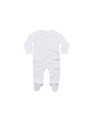BAB-BZ35-Baby Sleepsuit With Scratch Mitts