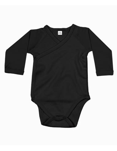 BAB-BZ60-Baby Long Sleeve Kimono Bodysuit