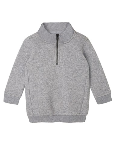 BAB-BZ66-Baby Quarter Zip Sweat