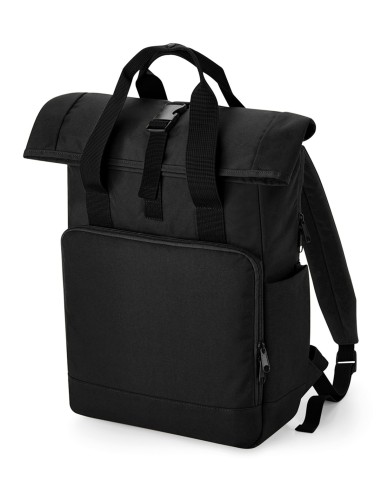 BAG-BG118L-Recycled Twin Handle Roll-Top Laptop Backpack
