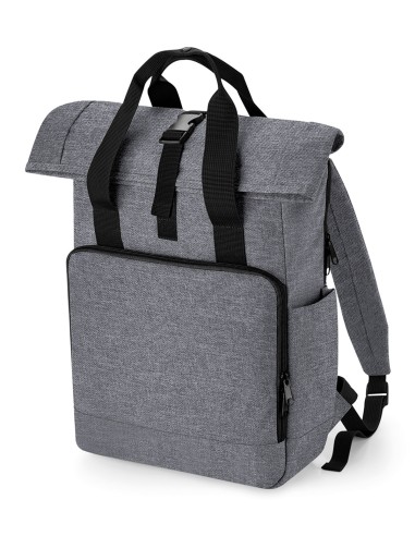 BAG-BG118L-Recycled Twin Handle Roll-Top Laptop Backpack