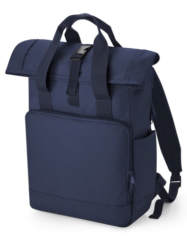 BAG-BG118L-Recycled Twin Handle Roll-Top Laptop Backpack