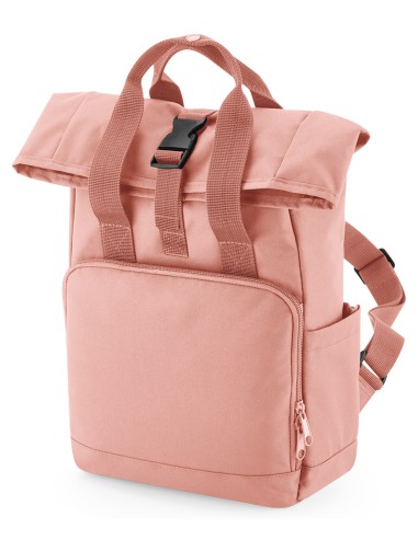 BAG-BG118S-Recycled Mini Twin Handle Roll-Top Backpack
