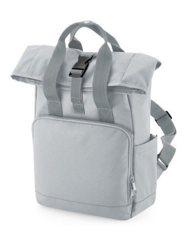 BAG-BG118S-Recycled Mini Twin Handle Roll-Top Backpack