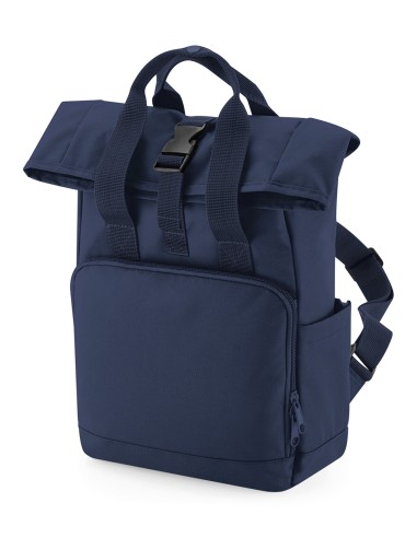 BAG-BG118S-Recycled Mini Twin Handle Roll-Top Backpack