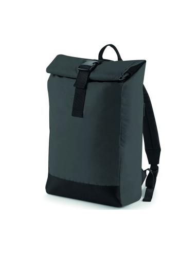 BAG-BG138-Reflective Roll-Top Backpack