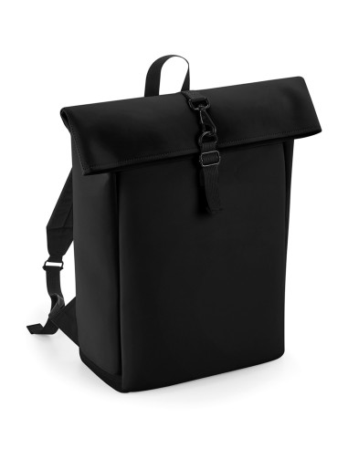 BAG-BG335-Matte PU Roll-Top Backpack