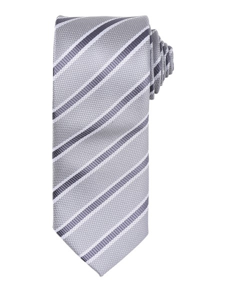 P-PR783-Cravate à motif rayé gauffré