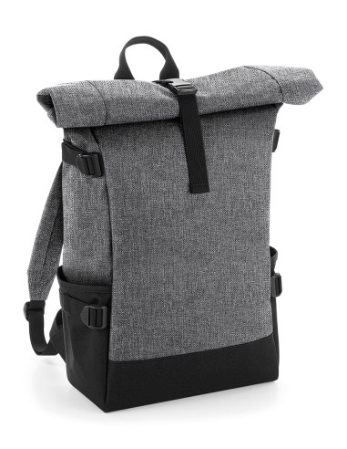 BAG-BG858-Block Roll-Top Backpack