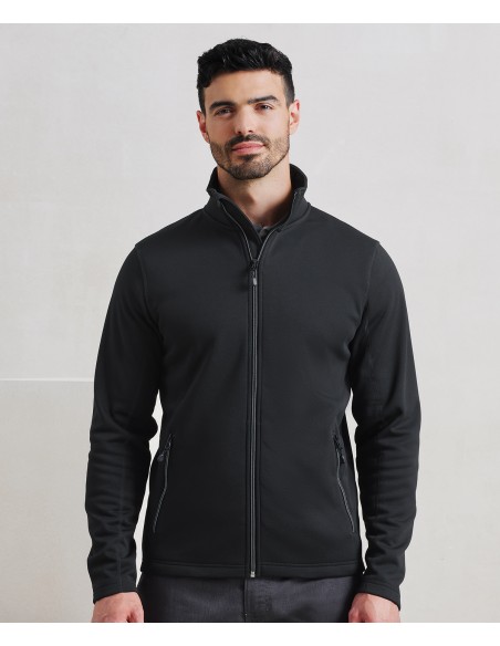 P-PR808-Sweat-shirt durable à fermeture zippée intégrale à teinture par filature pour hommes