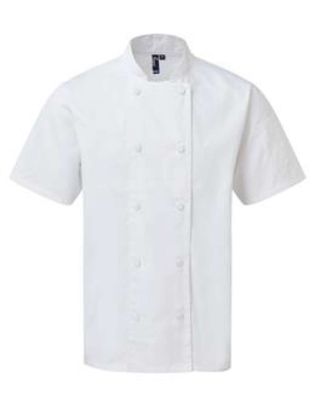 P-PR902-Veste de cuisinier à manches courtes Coolchecker®
