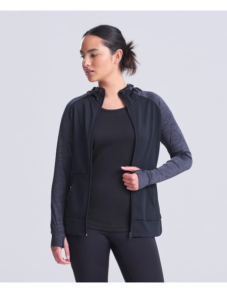 AWD-JC058-Womens Cool Contrast Zoodie