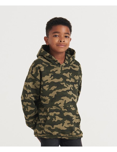 AWD-JH014J-Kids Camo Hoodie