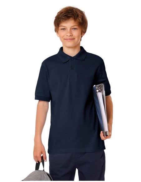 BetC-PK486-Kids Polo Safran