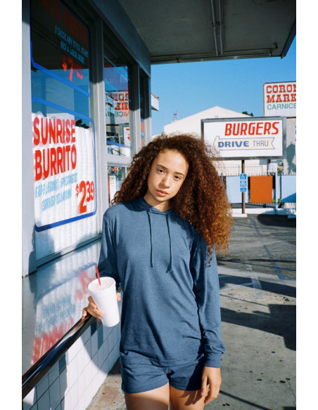 A-AARSATR436-UNISEX TRI-BLEND L/S HOODIE