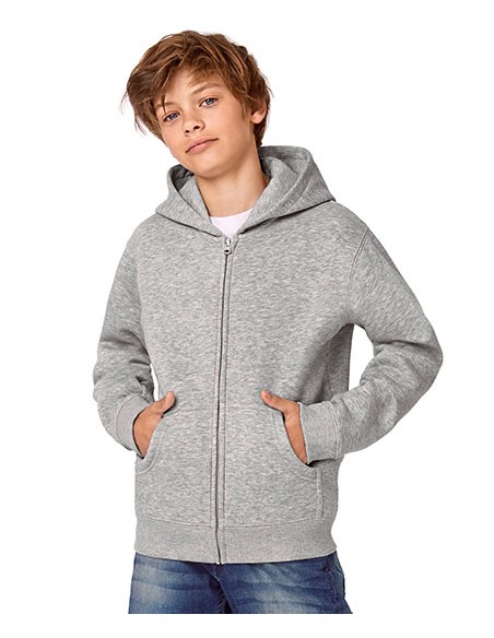 BetC-WK682-Kids Hooded Full Zip Sweat