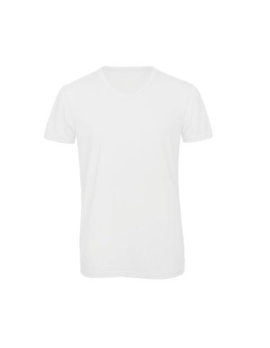 BetC-TM057-Mens V-Neck Triblend T-Shirt