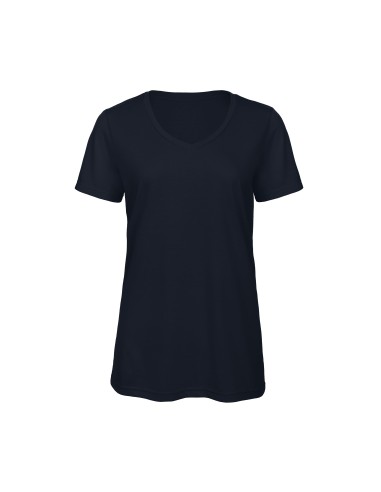 BetC-TW058-Womens V-Neck Triblend T-Shirt