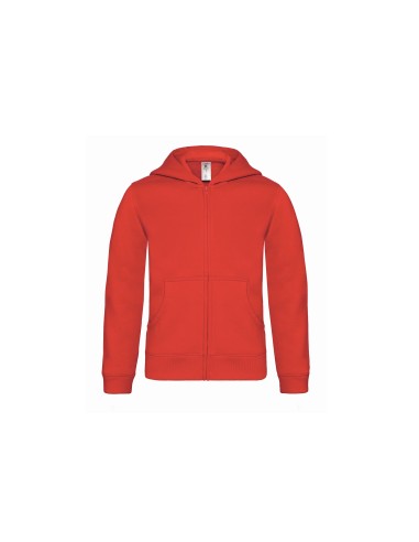 BetC-WK682-Kids Hooded Full Zip Sweat