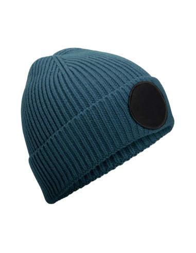 BEE-B332R-Circular Fashion Patch Beanie