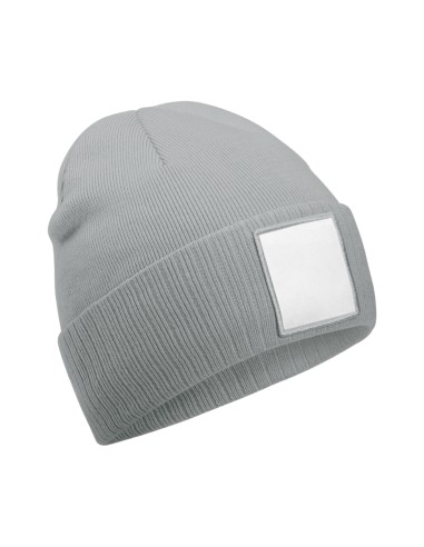 BEE-B337R-Appliqué Patch Beanie