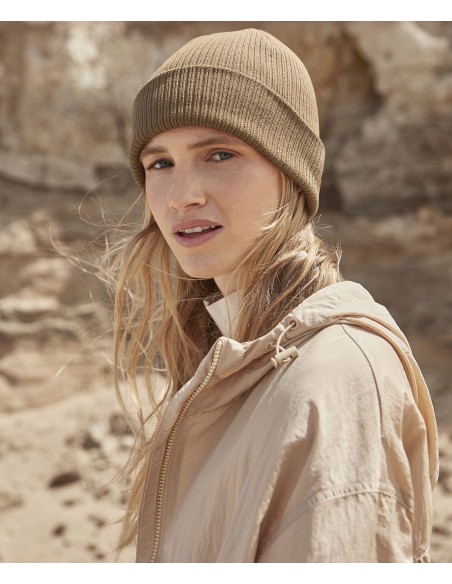 BEE-B376R-Polylana® Ribbed Beanie