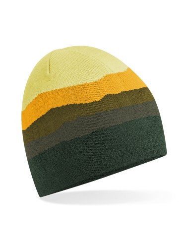 BEE-B394R-Mountain Peaks Pull-On Beanie