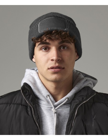 BEE-B440-Thinsulate™ Patch Beanie