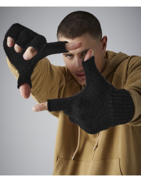 BEE-B491-Fingerless Gloves