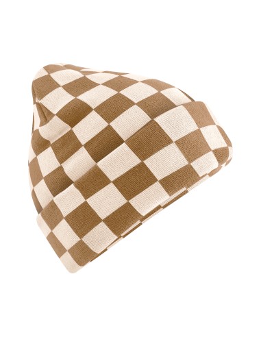 BEE-B531-Checkerboard Beanie