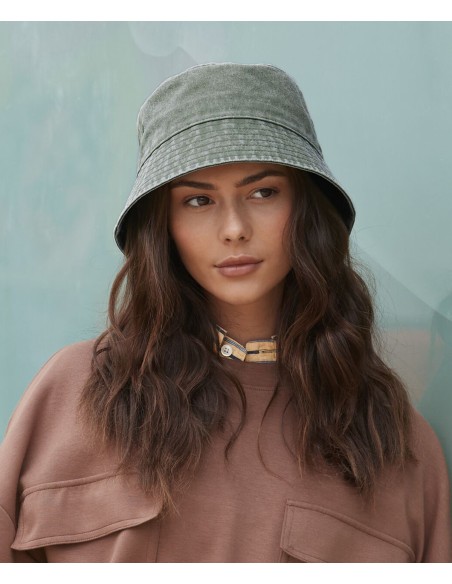 BEE-B688-Vintage Bucket Hat