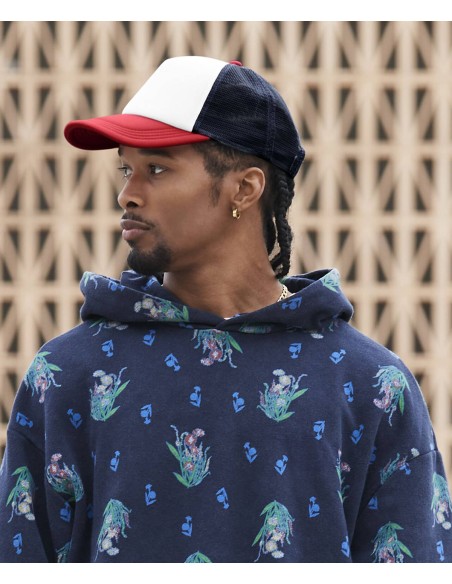 BEE-B639-Retro 5 Panel Trucker