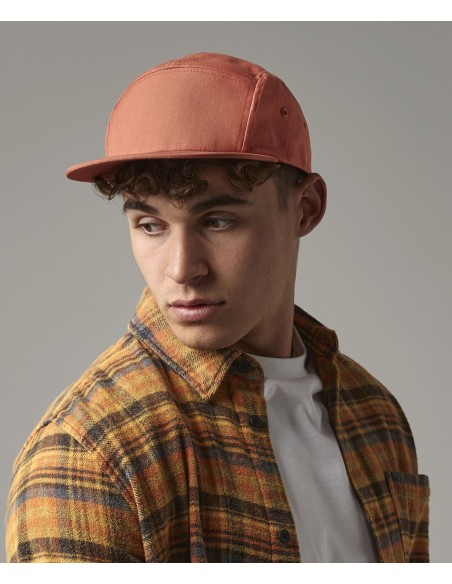 BEE-B654-Canvas 5 Panel Camper Cap
