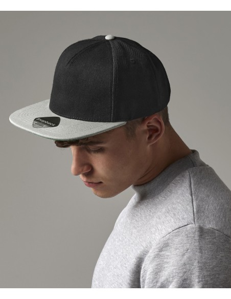 BEE-B660-Original Flat Peak Snapback Cap