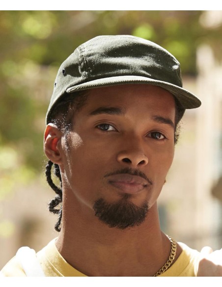 BEE-B679-EarthAware® Organic Cord Camper Cap