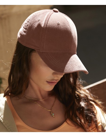 BEE-B680-EarthAware® Organic Cord Baseball Cap