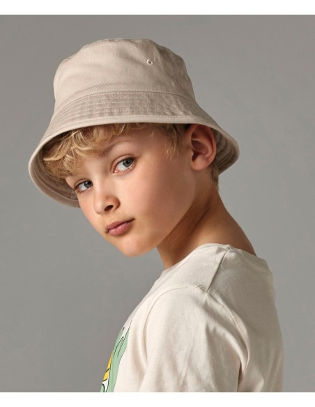 BEE-B90NB-Junior Organic Cotton Bucket Hat