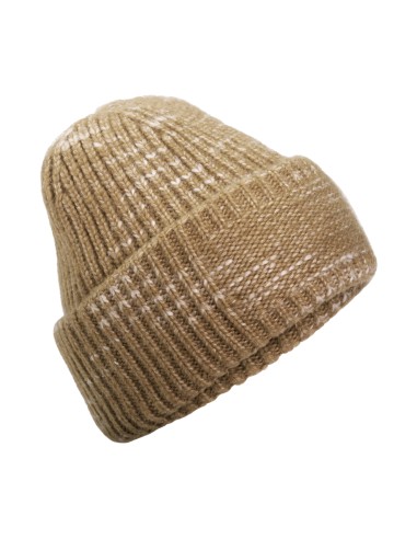 BEE-B330R-Chunky Knitted Patch Beanie