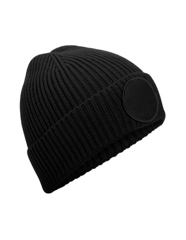 BEE-B332R-Circular Fashion Patch Beanie