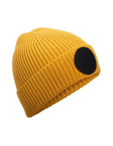 BEE-B332R-Circular Fashion Patch Beanie