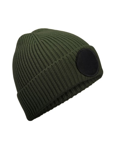 BEE-B332R-Circular Fashion Patch Beanie