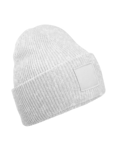 BEE-B336R-Deep Cuffed Tonal Patch Beanie