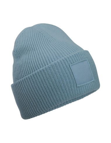 BEE-B336R-Deep Cuffed Tonal Patch Beanie