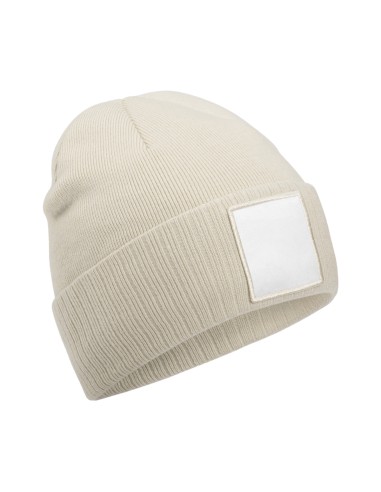 BEE-B337R-Appliqué Patch Beanie