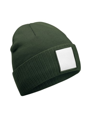 BEE-B337R-Appliqué Patch Beanie