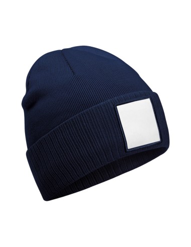 BEE-B337R-Appliqué Patch Beanie