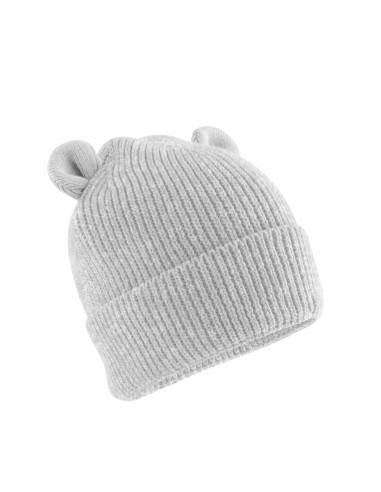 BEE-B340A-Organic Baby Bear Beanie
