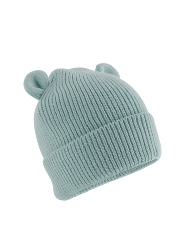 BEE-B340A-Organic Baby Bear Beanie