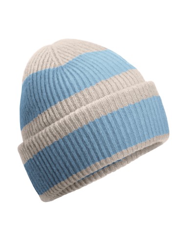 BEE-B391R-Colour Block Beanie
