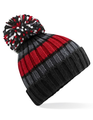 BEE-B392-Hygge Striped Beanie